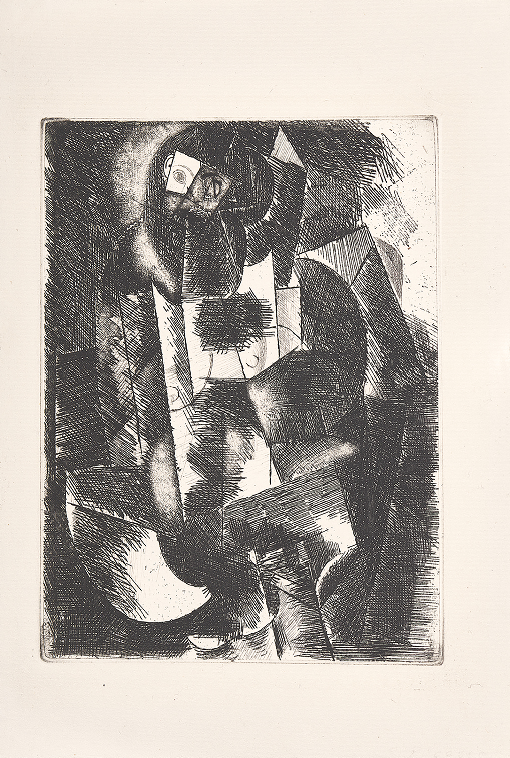 Pablo Picasso, Femme nue, from "Le siège de Jerusalem"