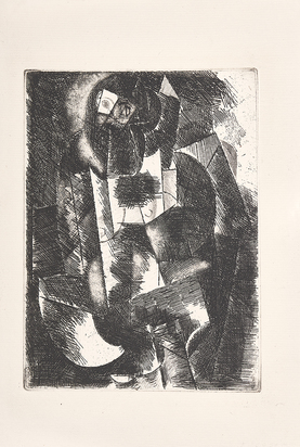 Femme nue, aus "Le siège de Jerusalem"