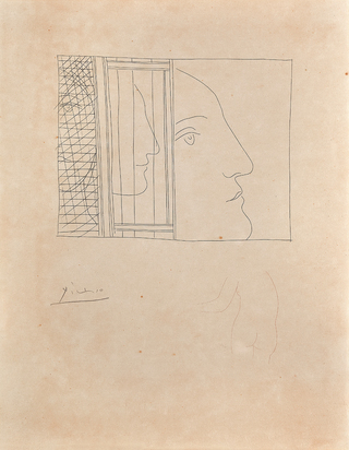 Trois fragments de têtes, aus "Les métamorphoses d'Ovide"