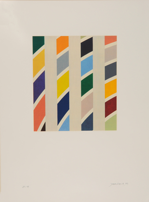 2 Blätter: Tarifa II, 1998; Fragmento colorado, 1999