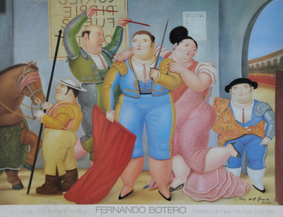 2 sheets: Poster Marlborough Gallery, New York, 1985; Poster Castello Sforzesco, Milano