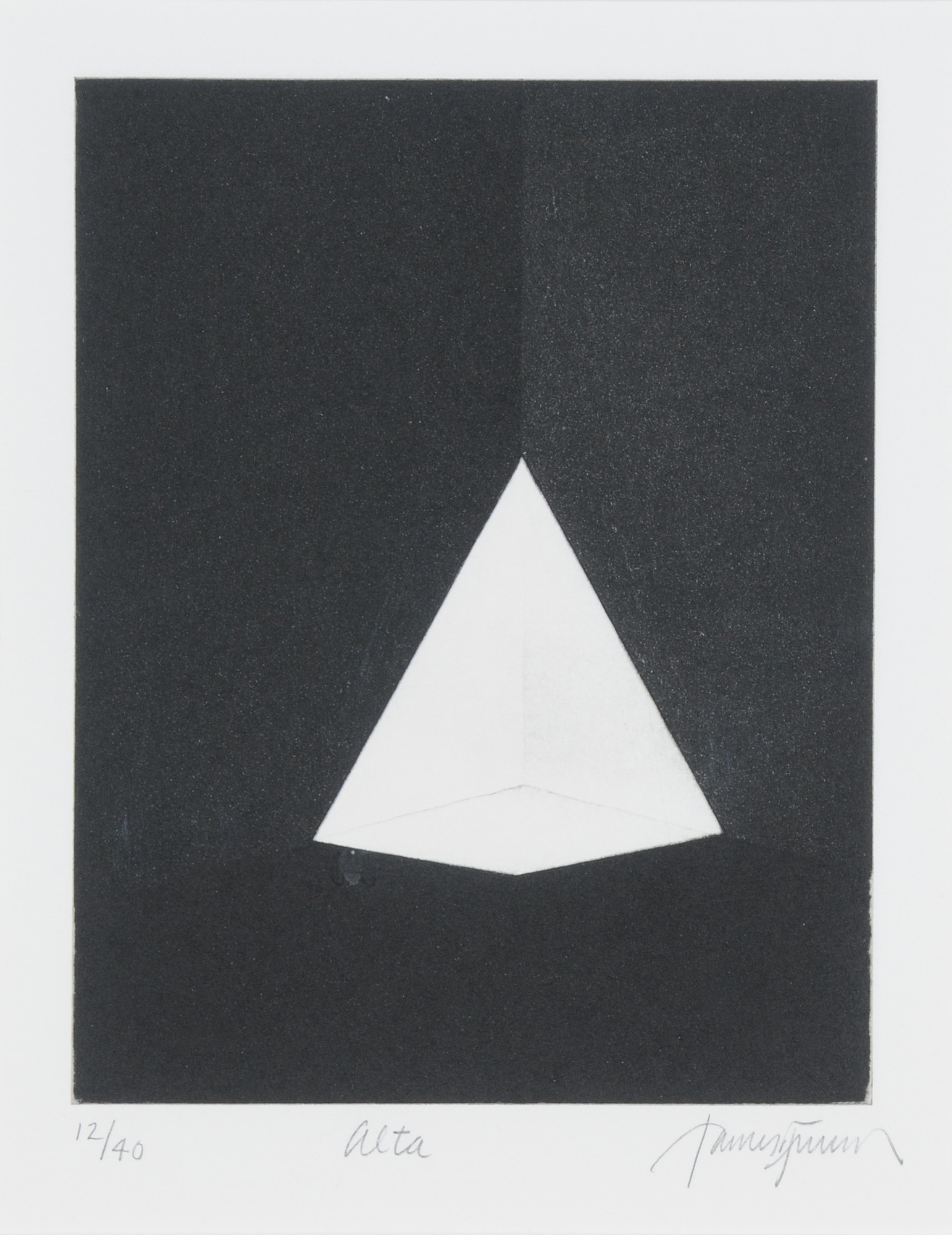 James Turrell, 2 sheets: Squat; Alta