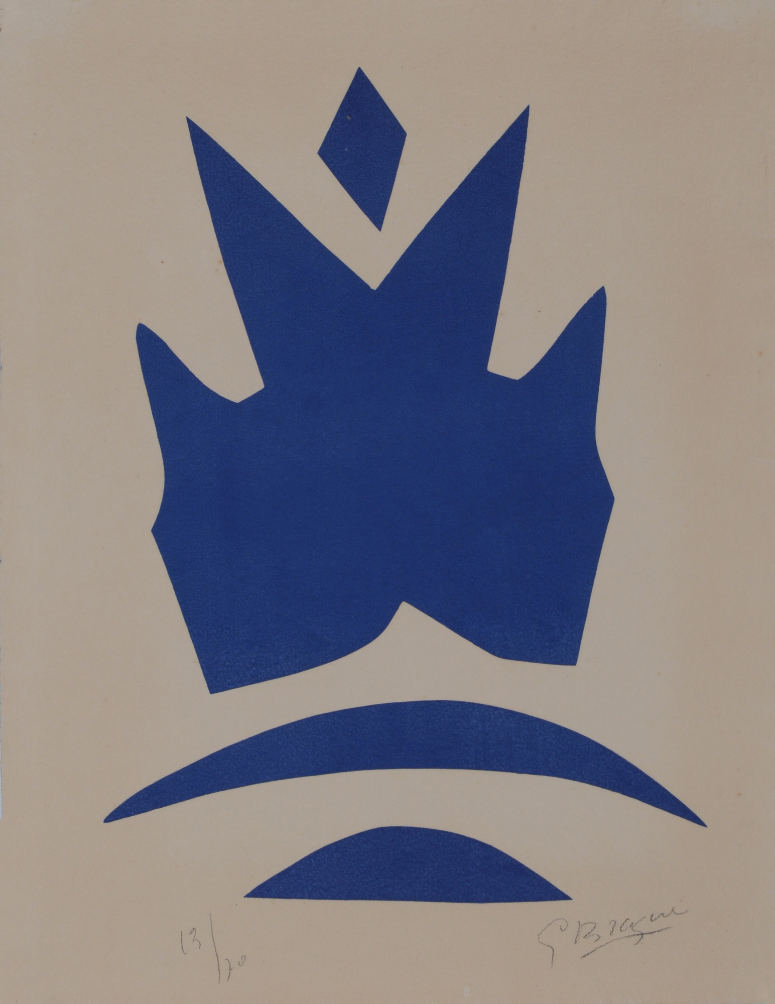 Georges Braque, Sheet from "Si je mourais là-bas"
