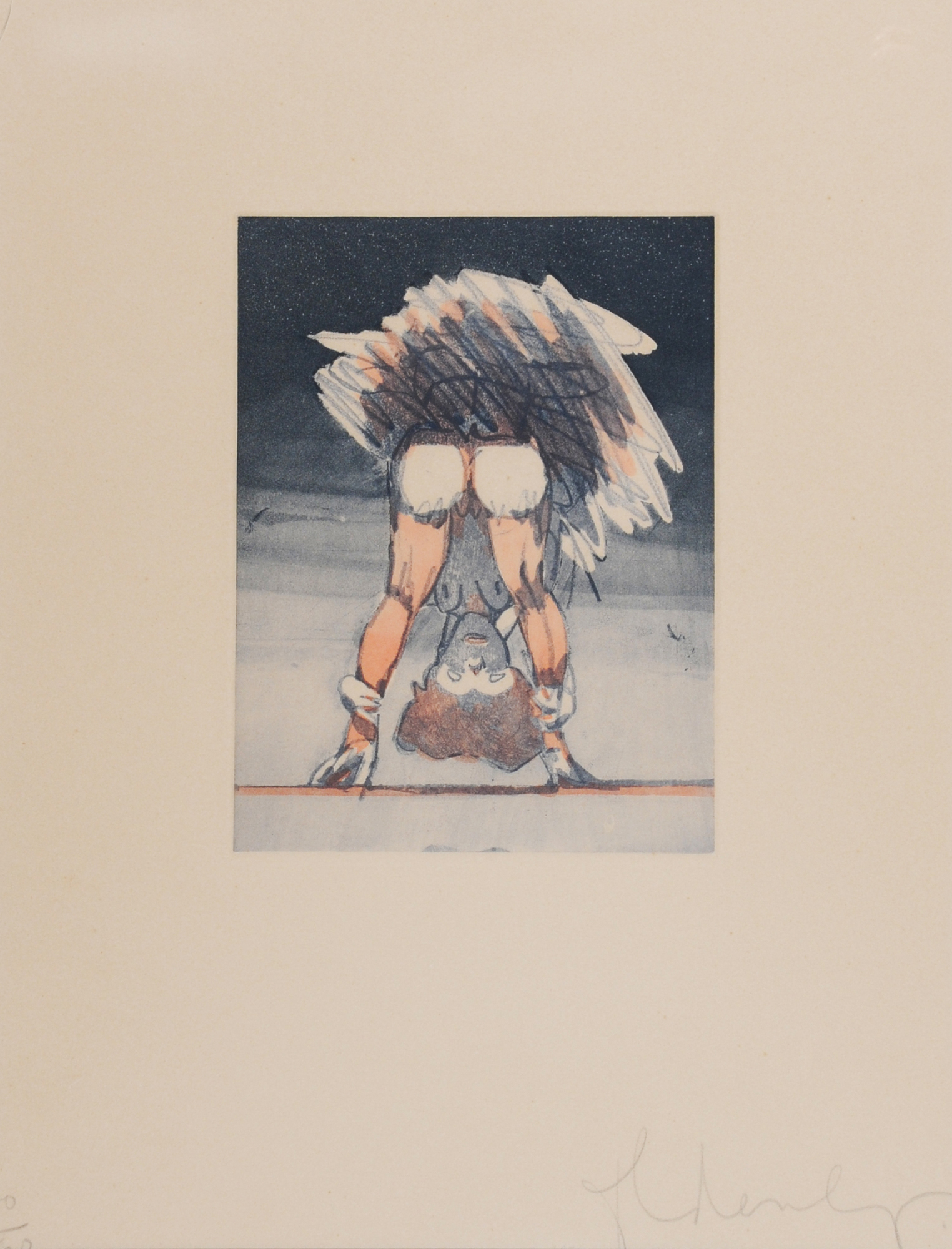 Claes Oldenburg, Figure Looking through Legs