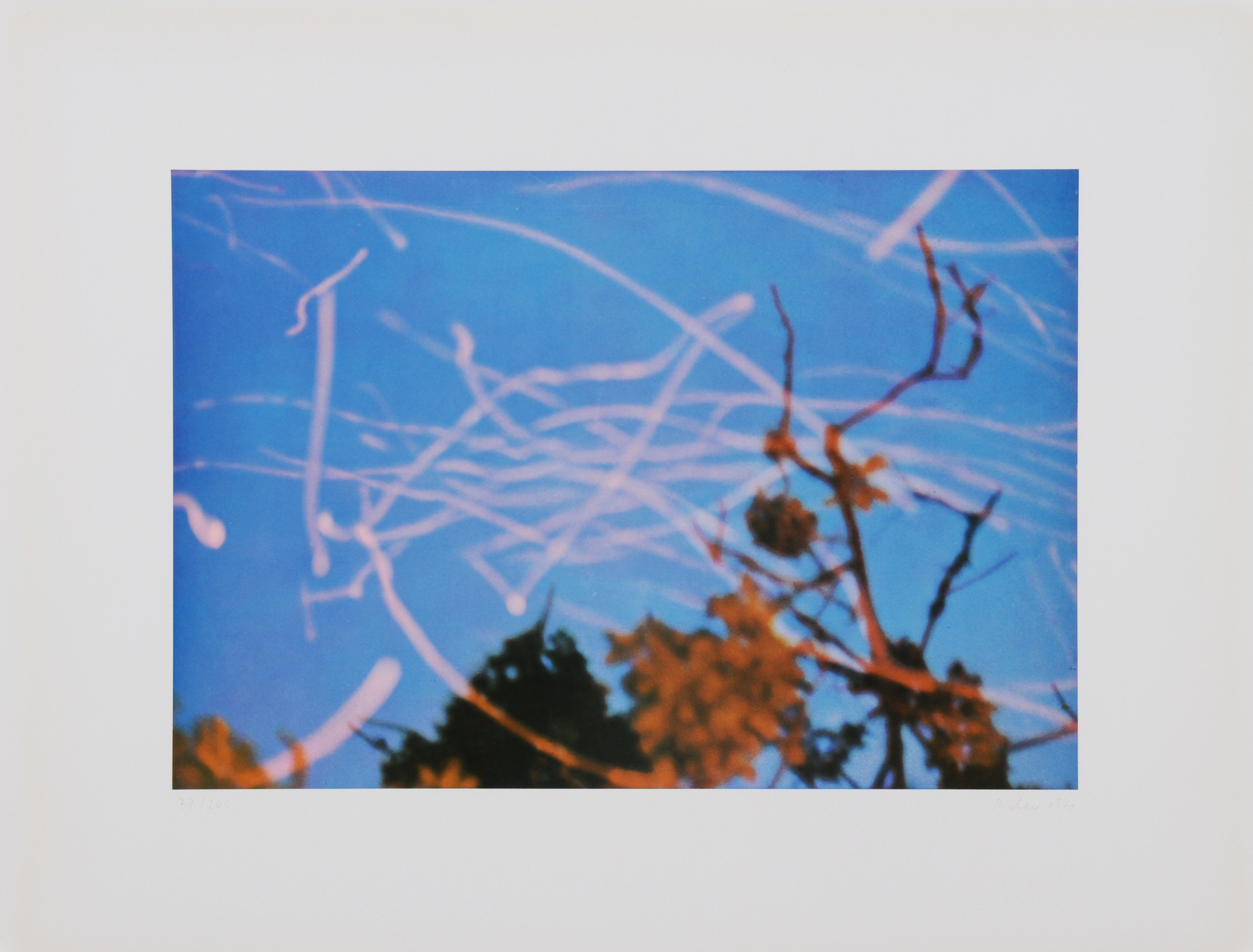Gerhard Richter, Funken, 1970, from "Graphikmappe des Schweizerischen Kunstvereins", 1975