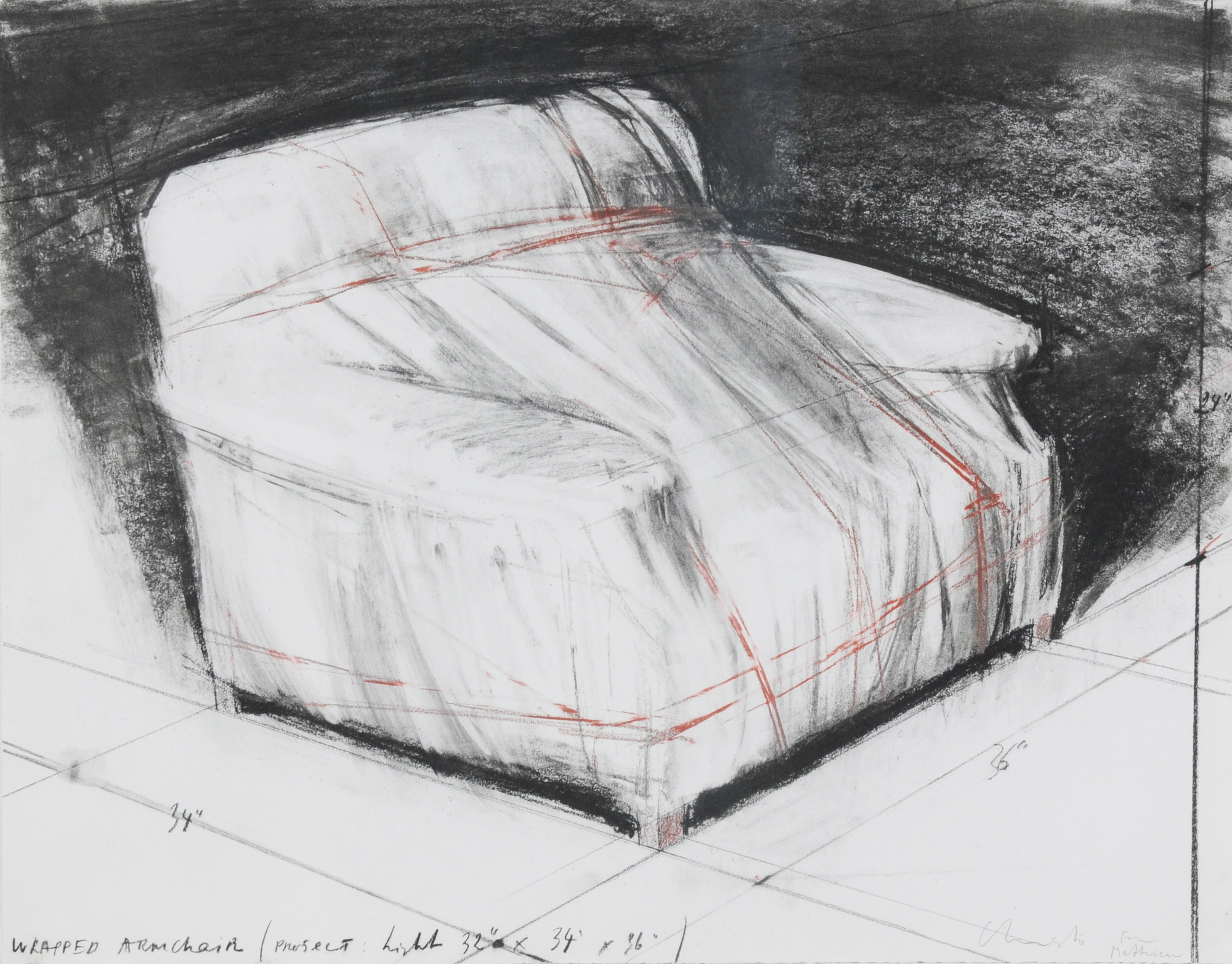Christo, Wrapped Armchair, Project