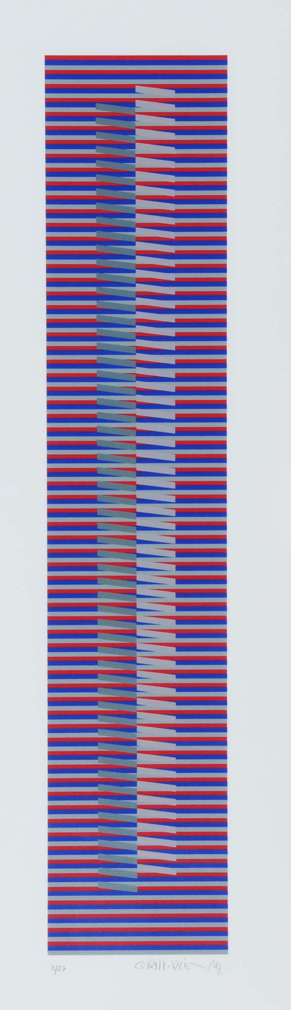 Carlos Cruz-Diez, Induction chromatique à double fréquence - Bailadores 2