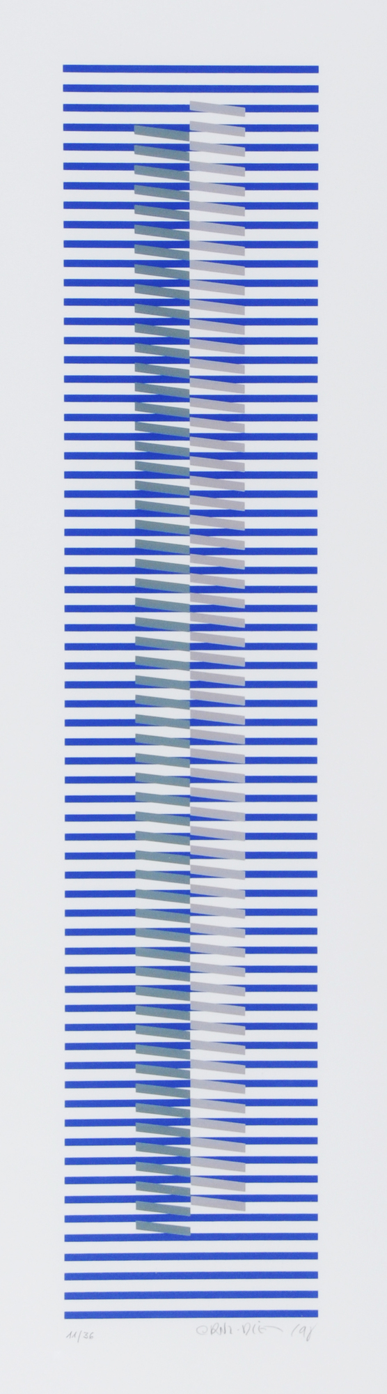 Carlos Cruz-Diez, Induction chromatique à double fréquence - Bailadores 3