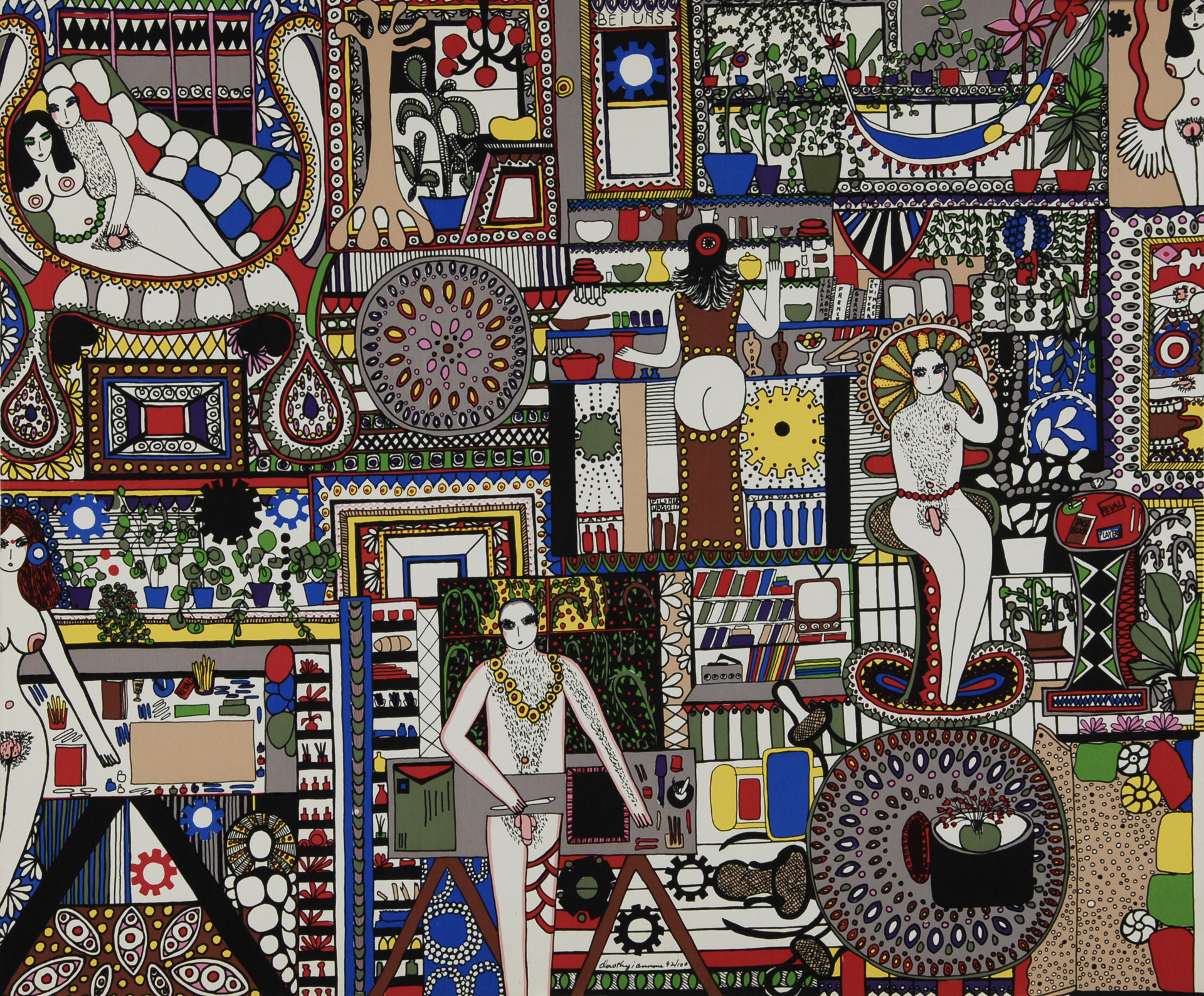 Dorothy Iannone, At Home