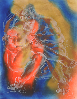 Sich umarmendes Paar (Embracing Couple)