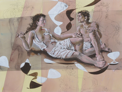 Liegendes Paar (Reclining Couple)