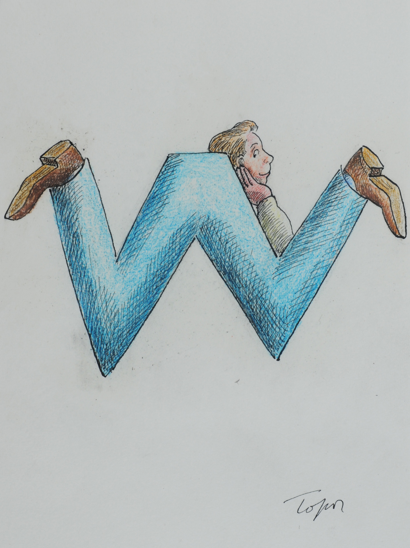 Roland Topor, "W"