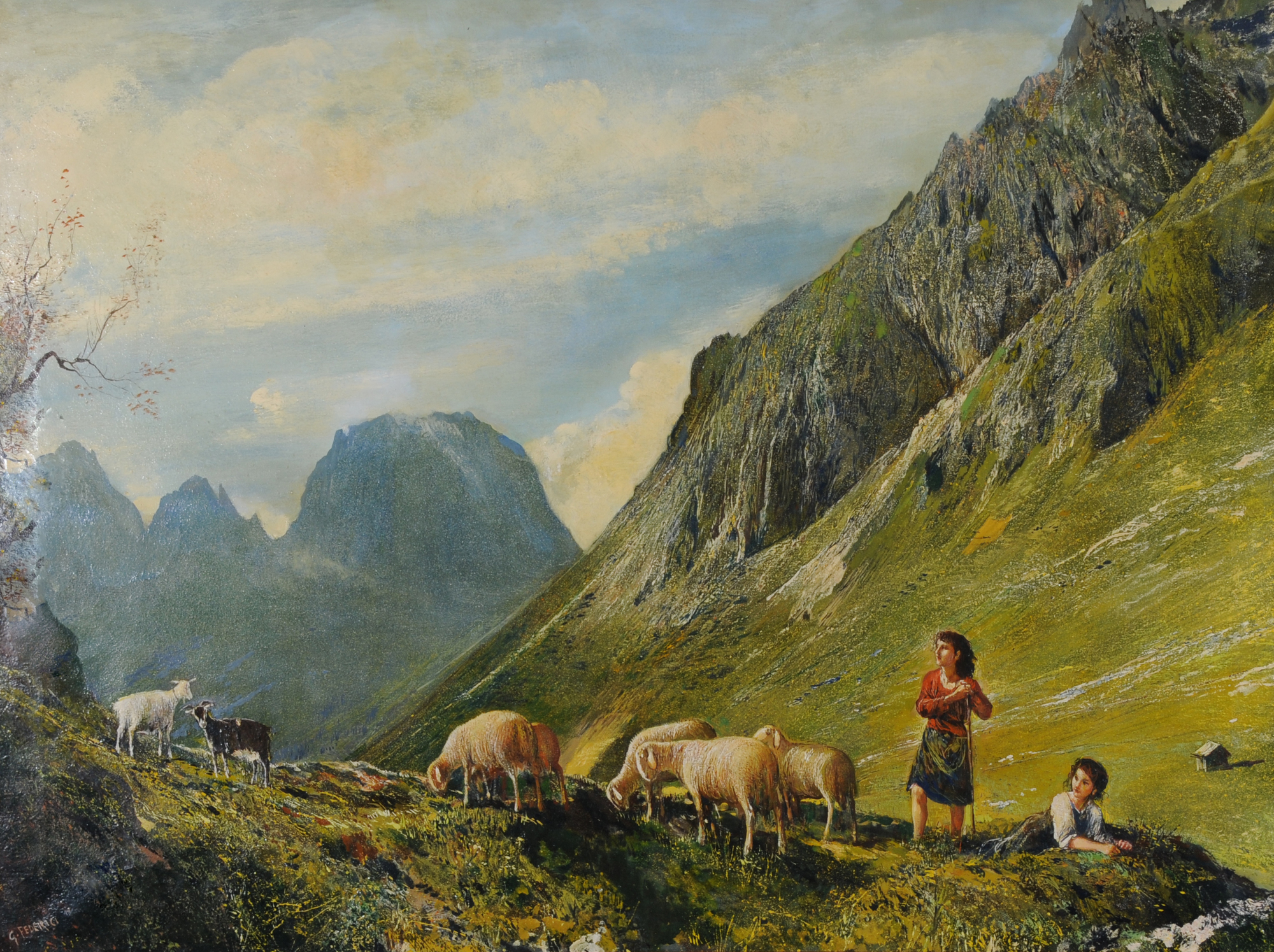 Gino Federici, In the Dolomite Alps