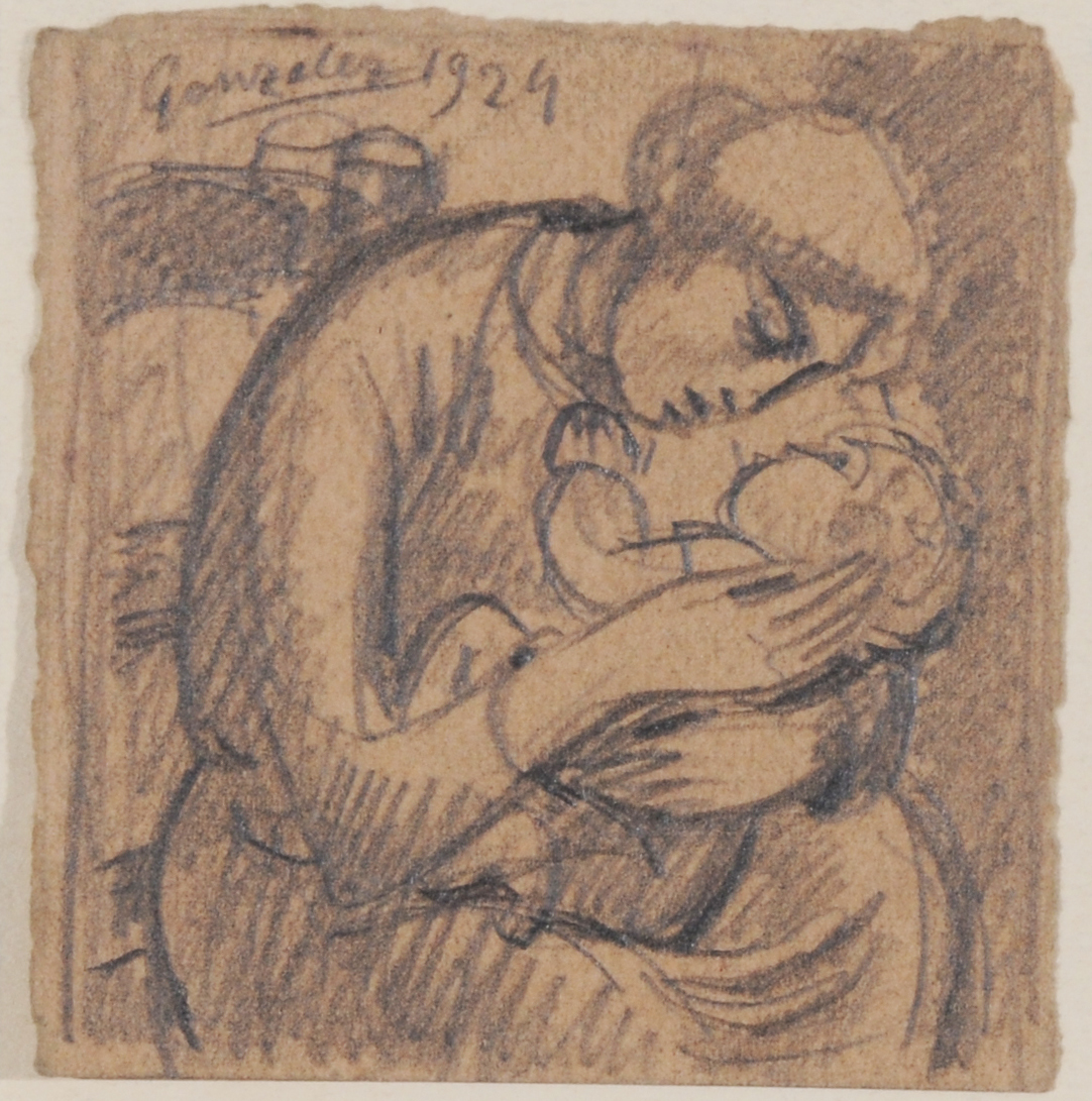 Julio González, Femme assise avec son enfant