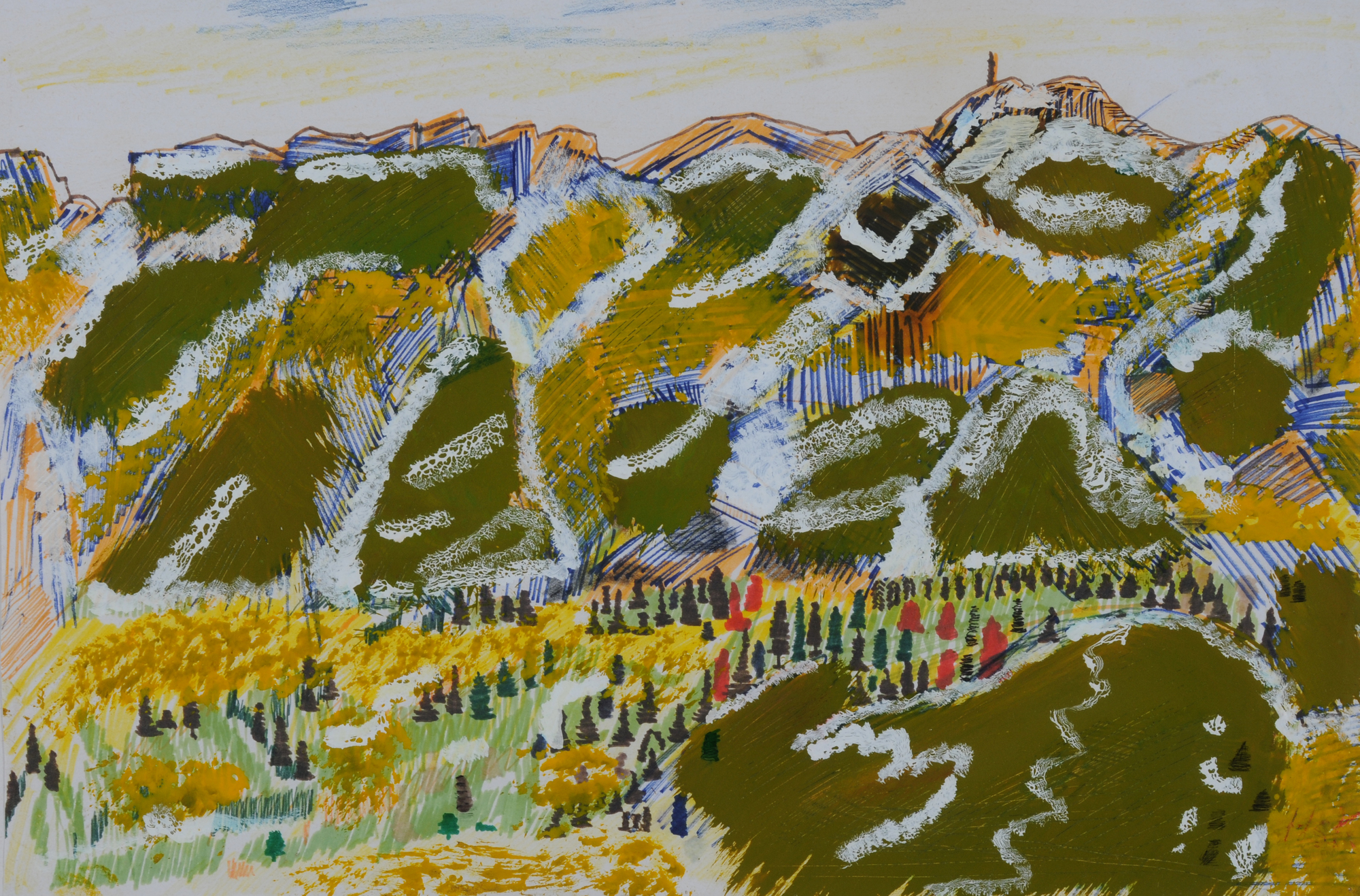 Hans Krüsi, Alpstein mit Säntis