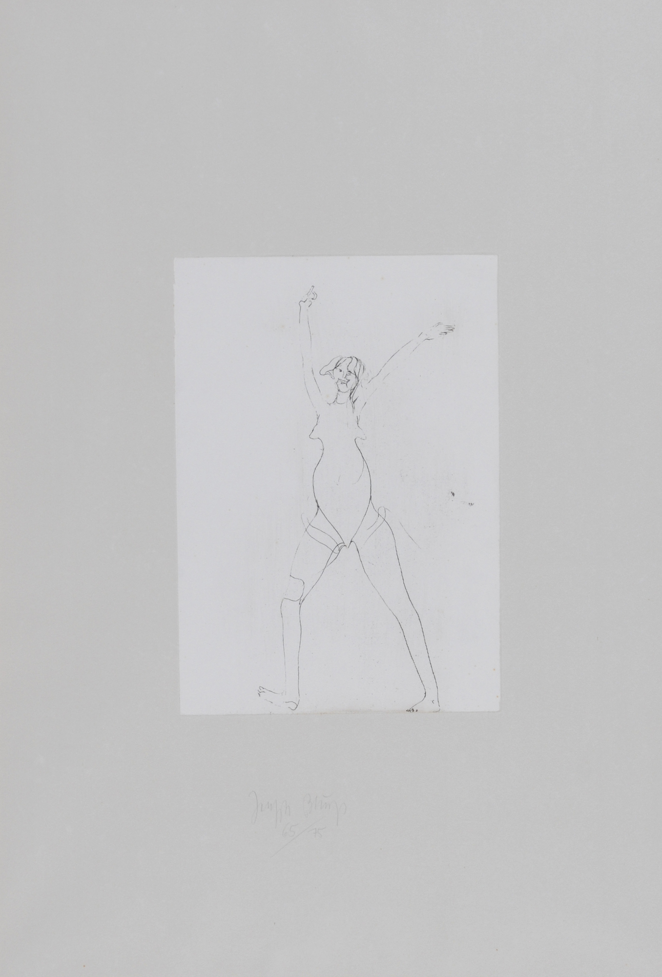 Joseph Beuys, Untitled (Girl), from "Zirkulationszeit"