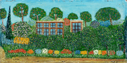 2 Gemälde: Landschaft; Bauernhof