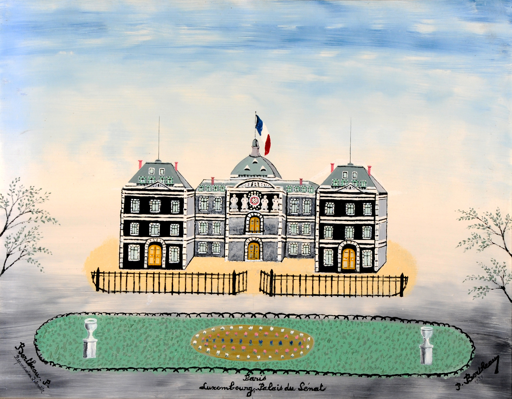 Paul Bertheau, Luxembourg, Palais du Sénat