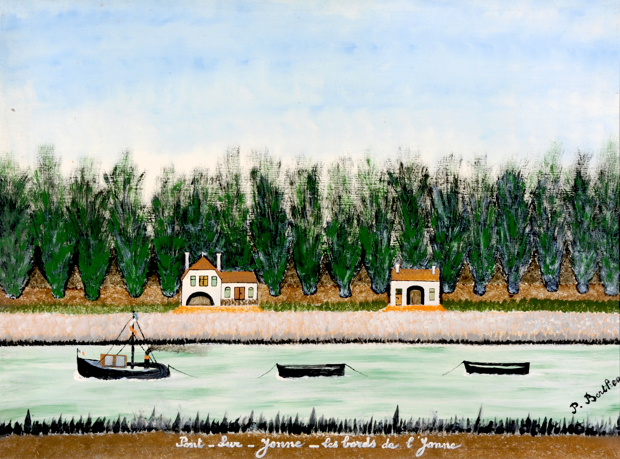 Paul Bertheau, Pont sur Yonne
