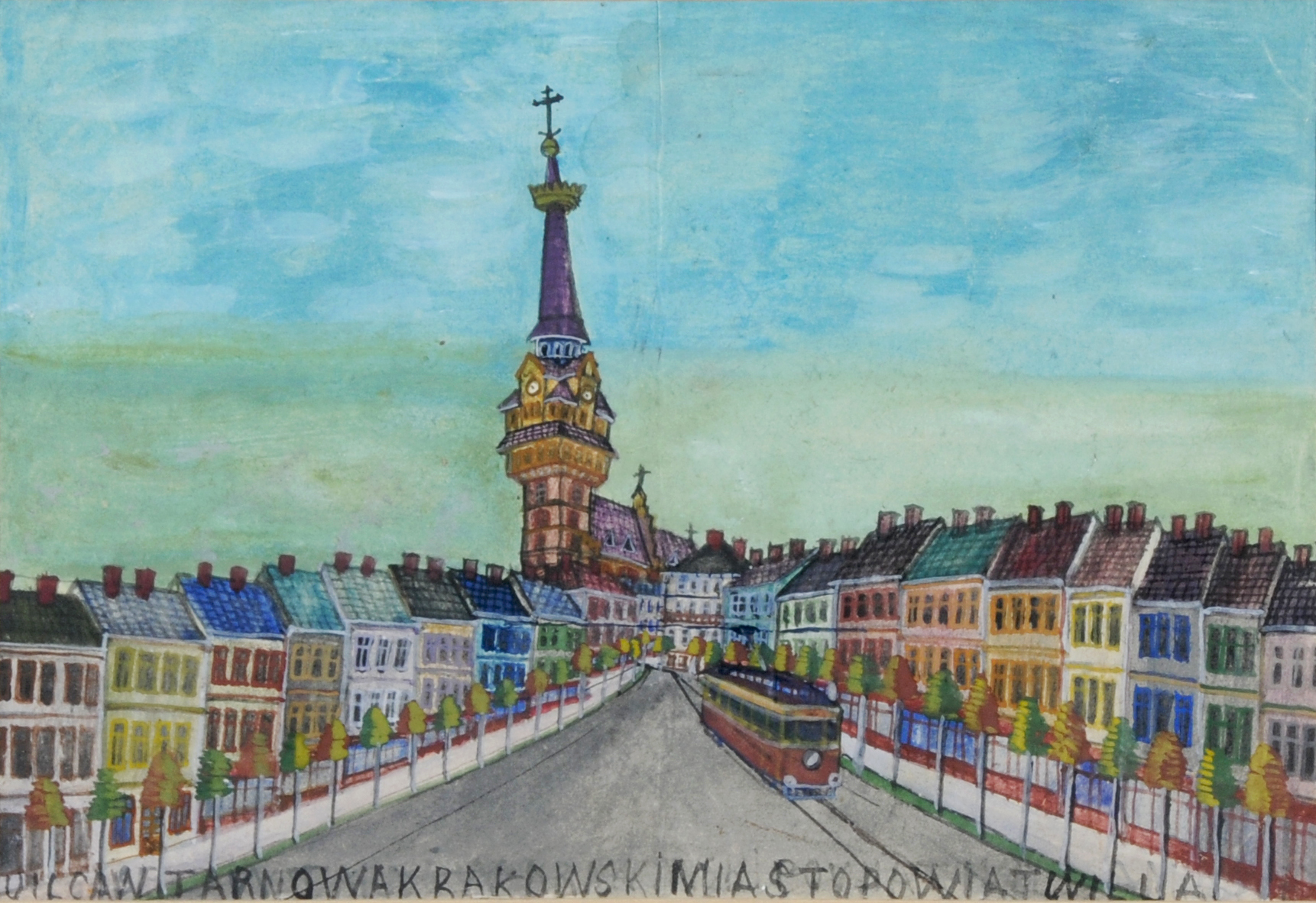 Nikifor, Stadtlandschaft (Cityscape)