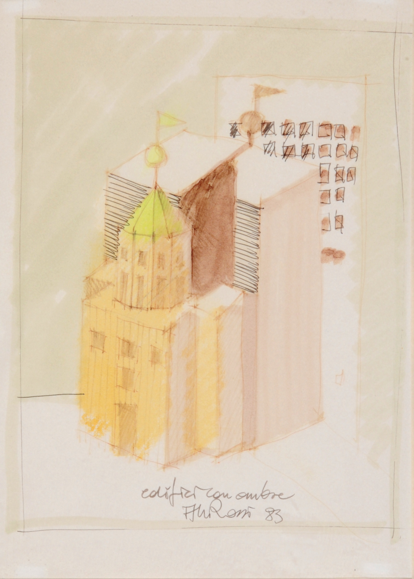 Aldo Rossi, Edificio con ombre