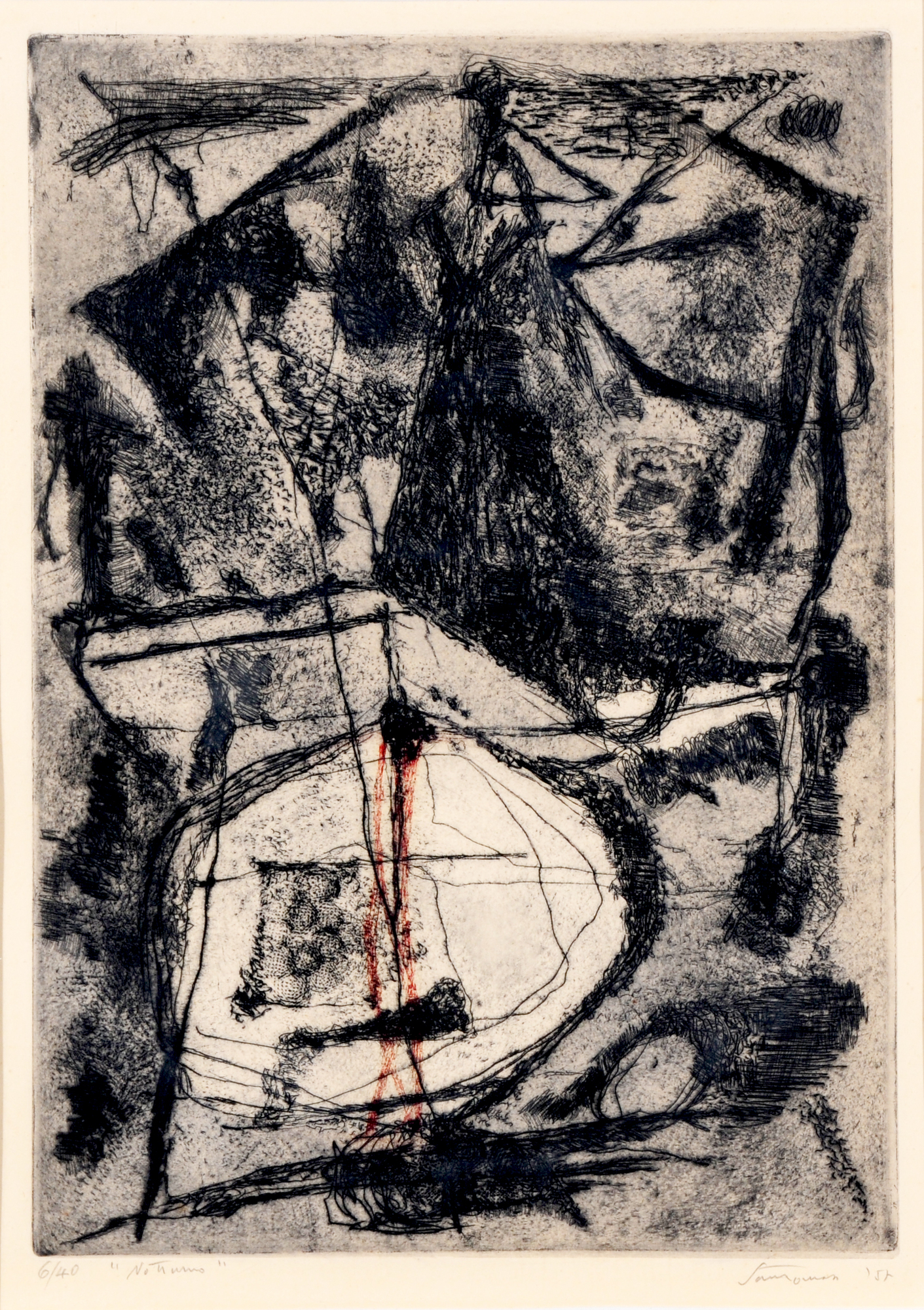Giuseppe Santomaso, Notturno