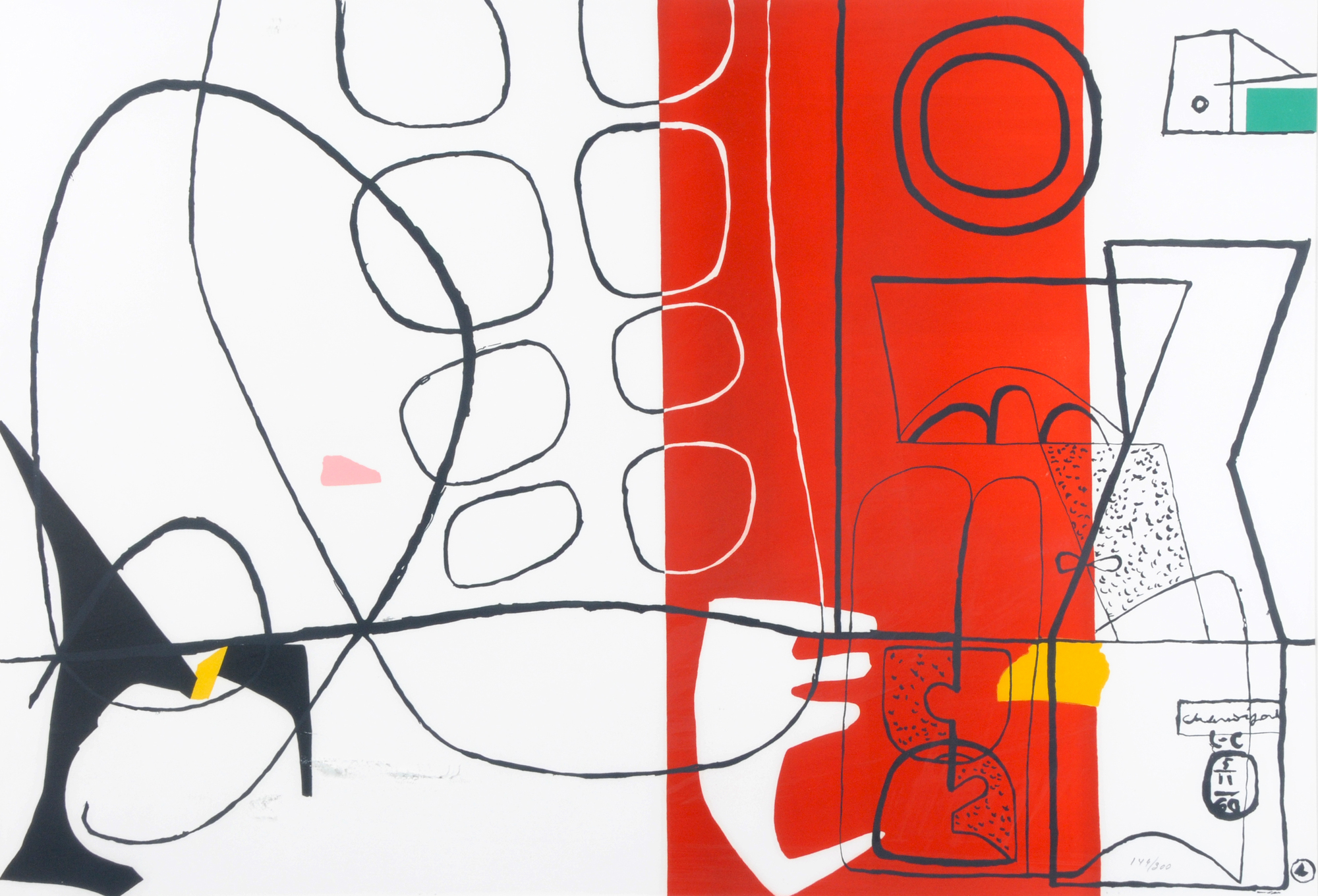 Le Corbusier, Jeux, from "Cortège"