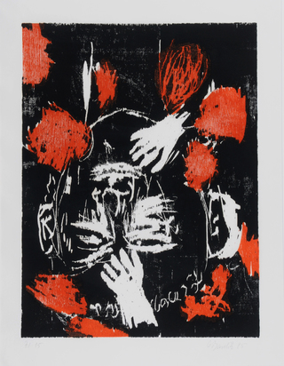 Hand von oben und unten