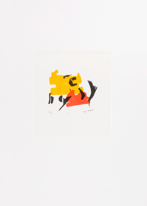 Two Forms in Red and Yellow
