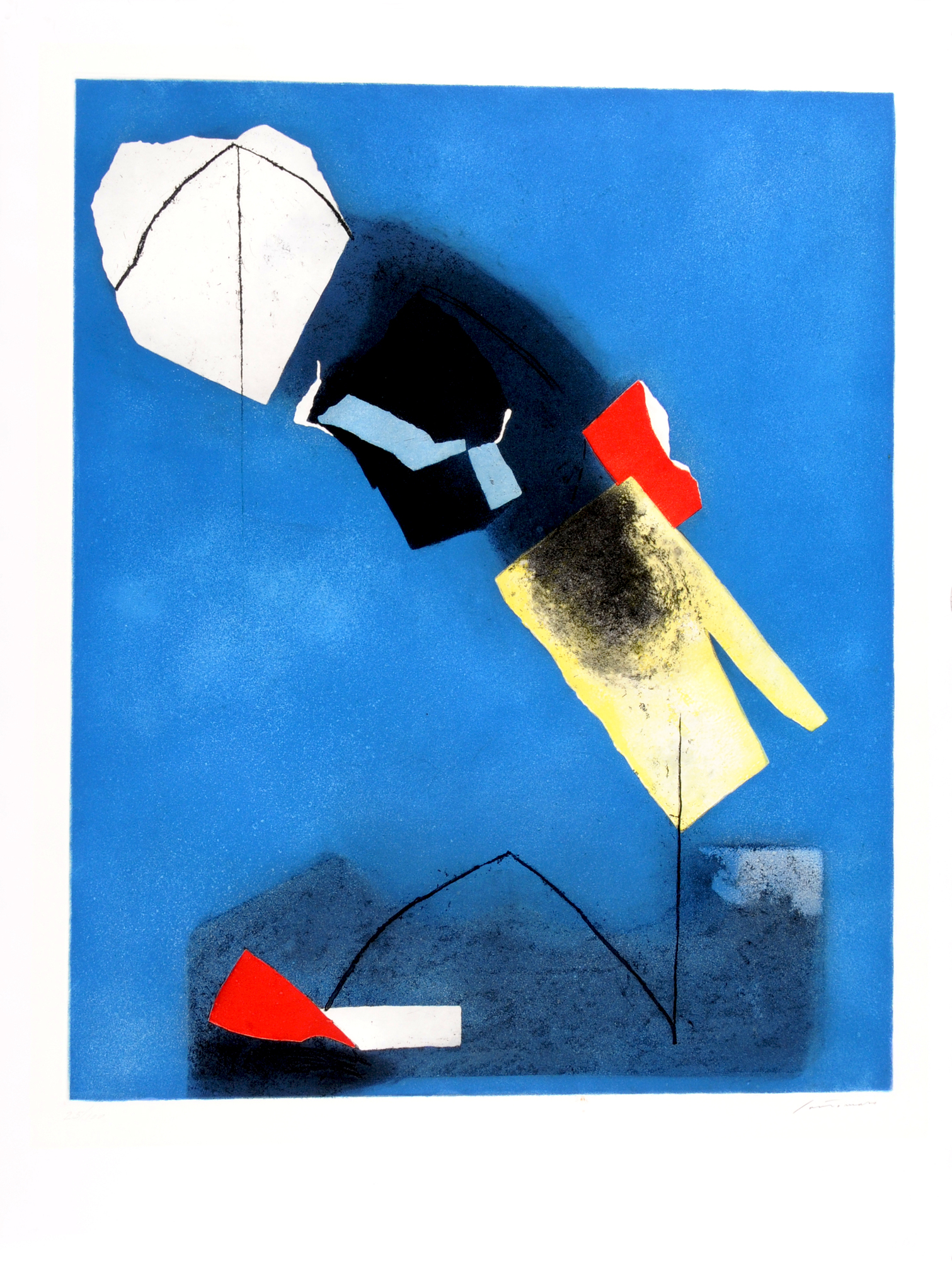 Giuseppe Santomaso, after. A cielo aperto