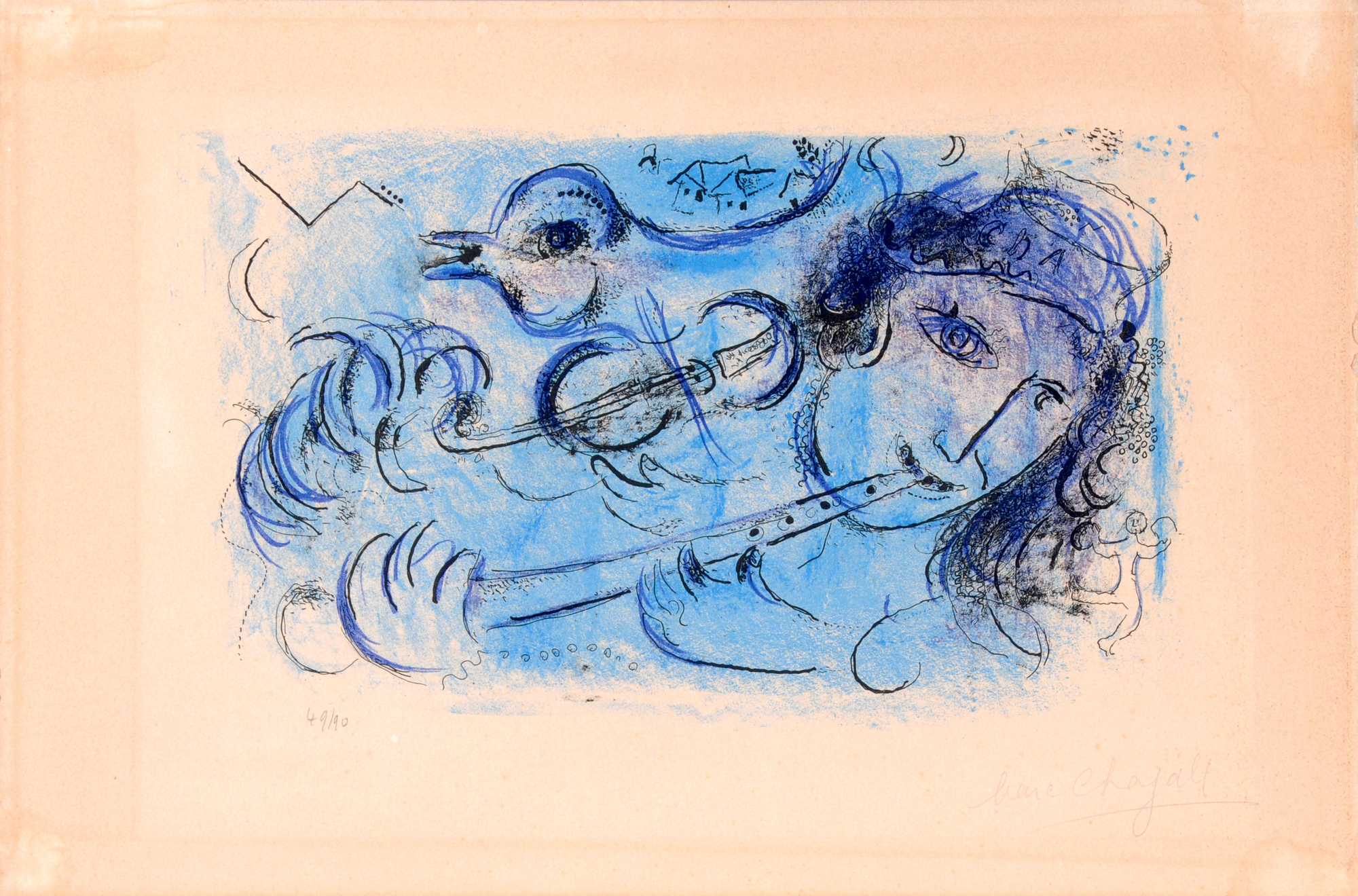 Marc Chagall, Le joueur de flûte
