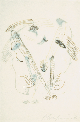 Recto/verso: femme, composition surréaliste (recto); femme, composition surréaliste (verso)
