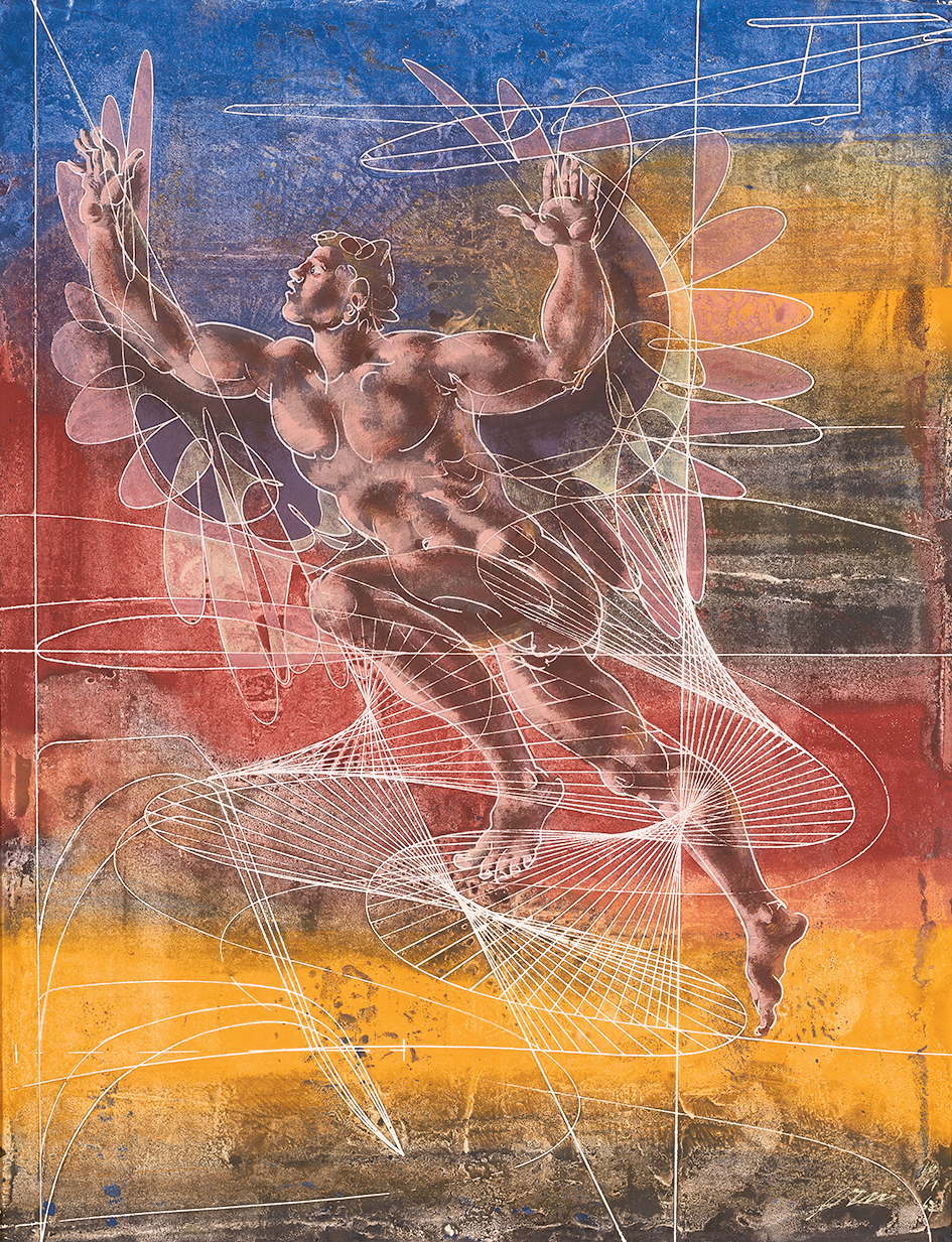 Hans Erni, Athlet in Spirale (Athlete in Spiral)