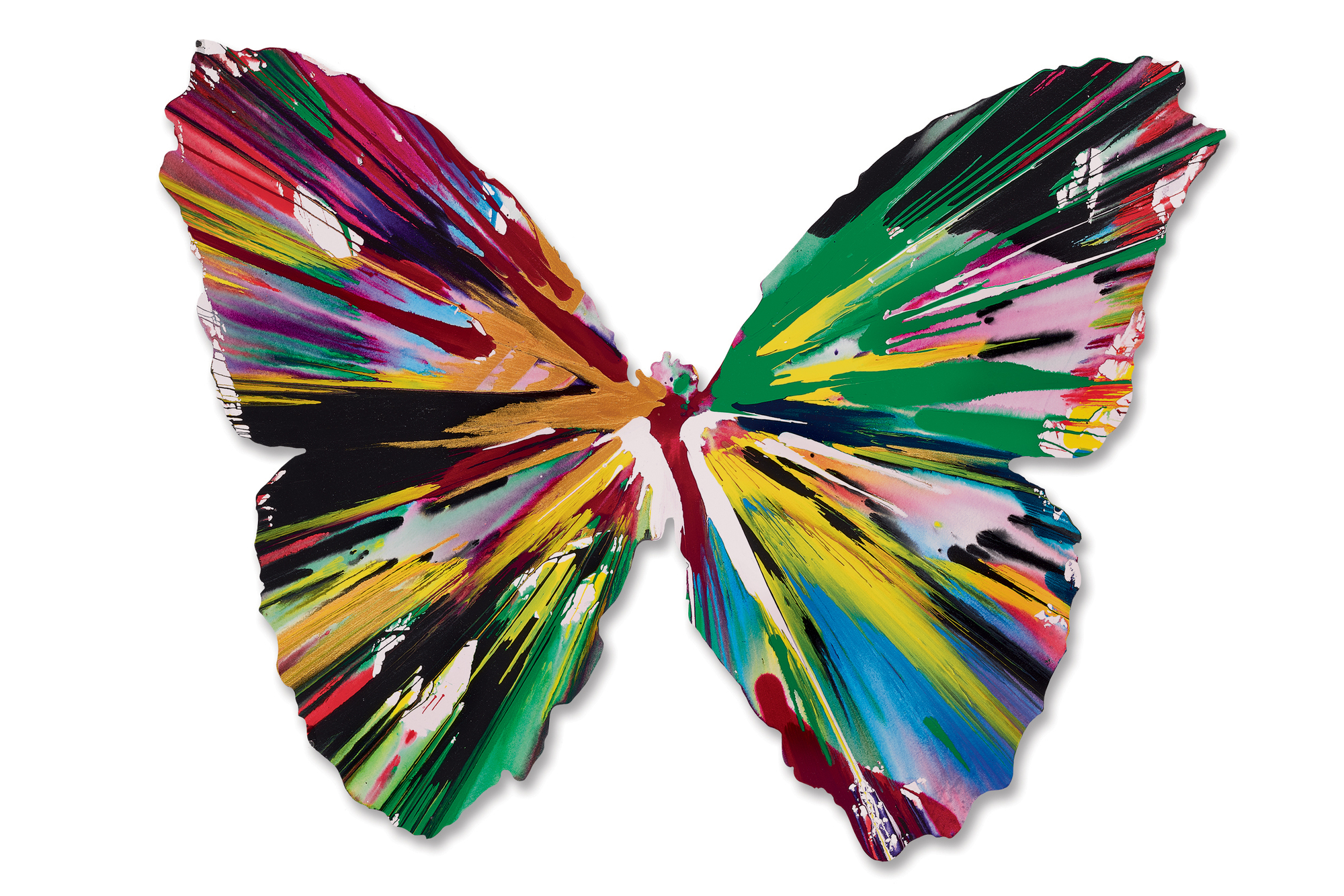 Damien Hirst, Butterfly Spin Painting