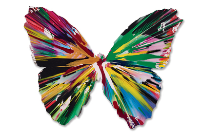 Butterfly Spin Painting