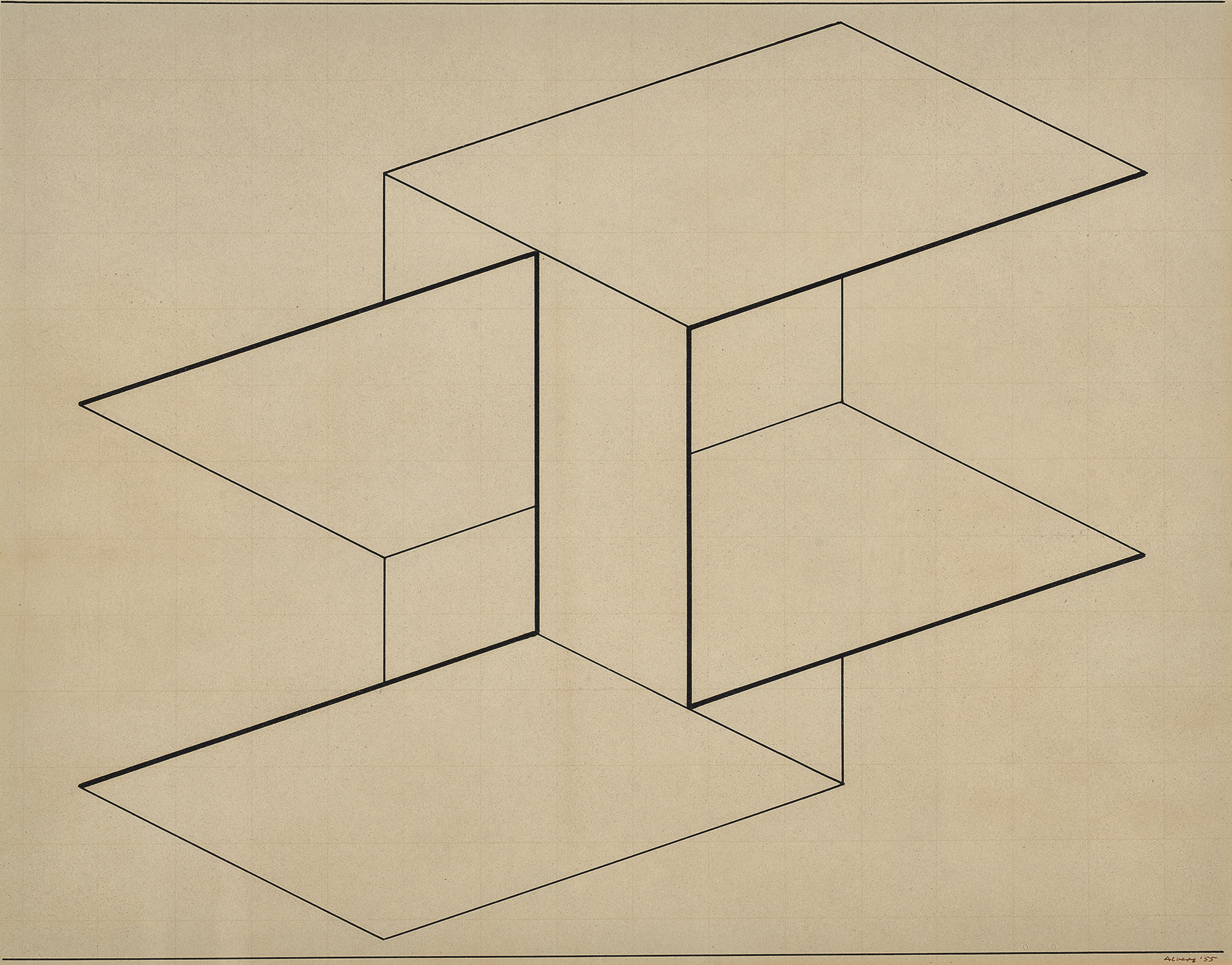 Josef Albers, Structural Constellation X