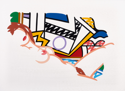 Monica Nude with Lichtenstein