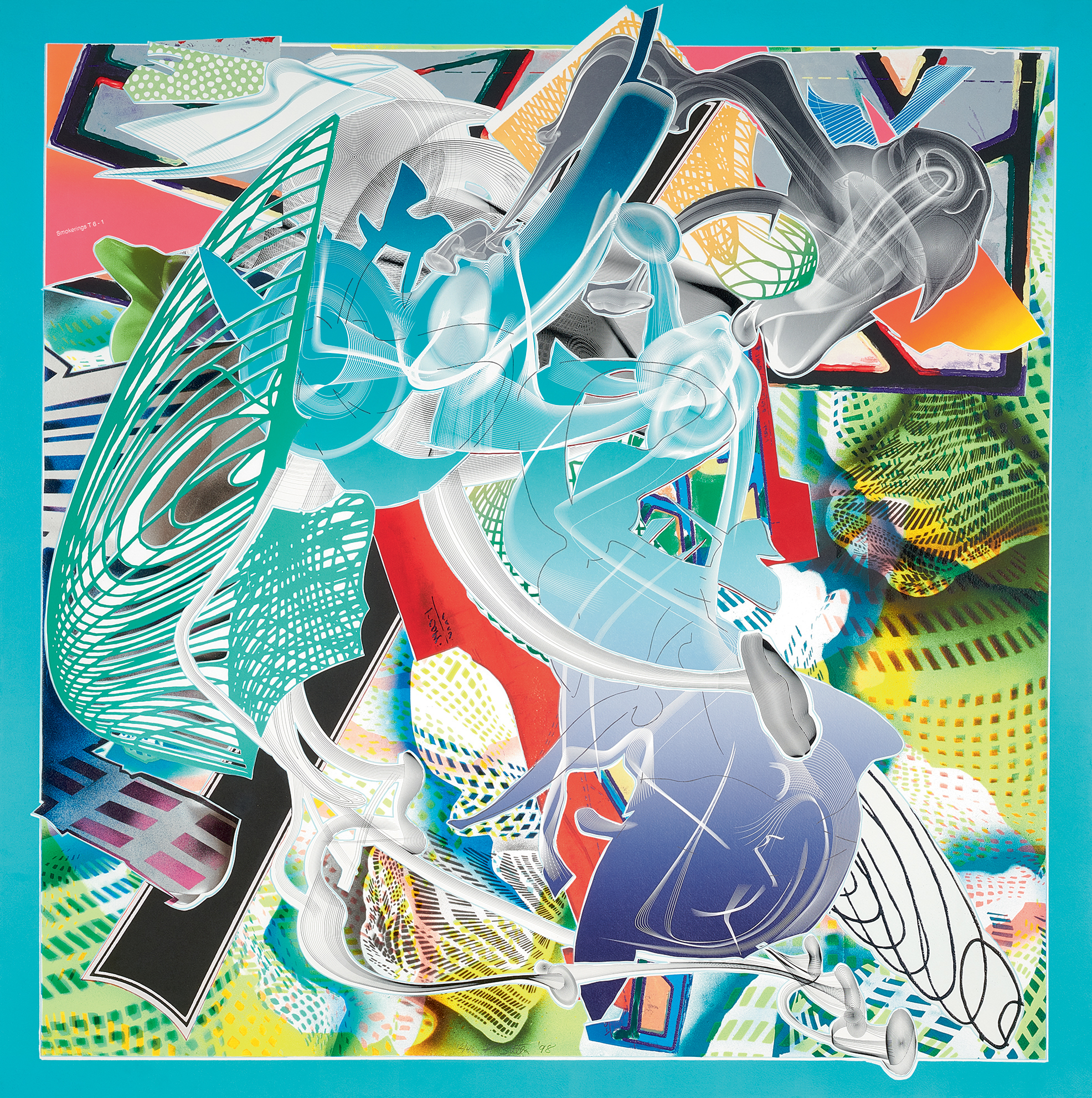 Frank Stella, Cantahar, from "Imaginary Places III"