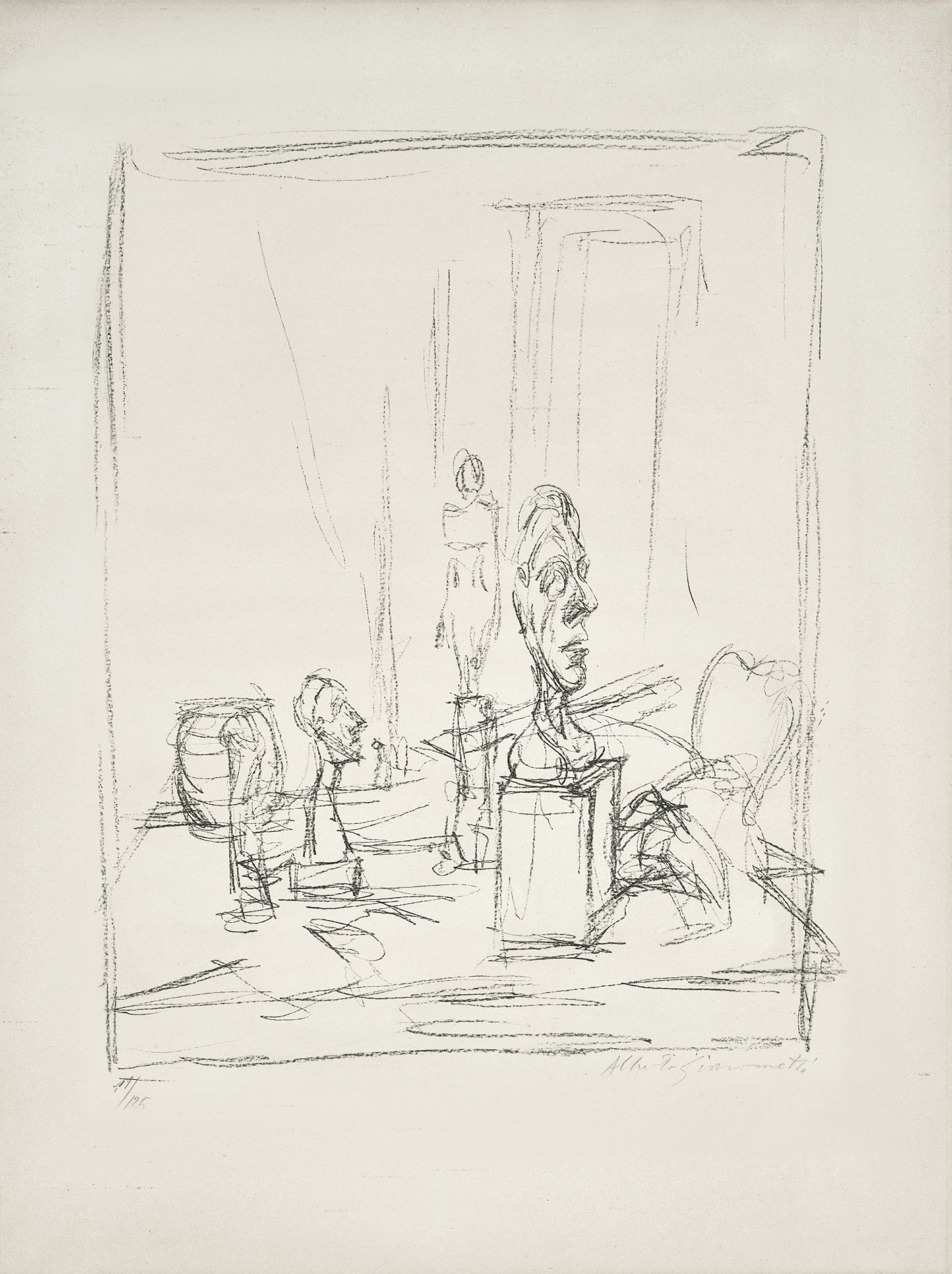 Alberto Giacometti, L'Atelier de Stampa: Tête de Diego sur le socle I