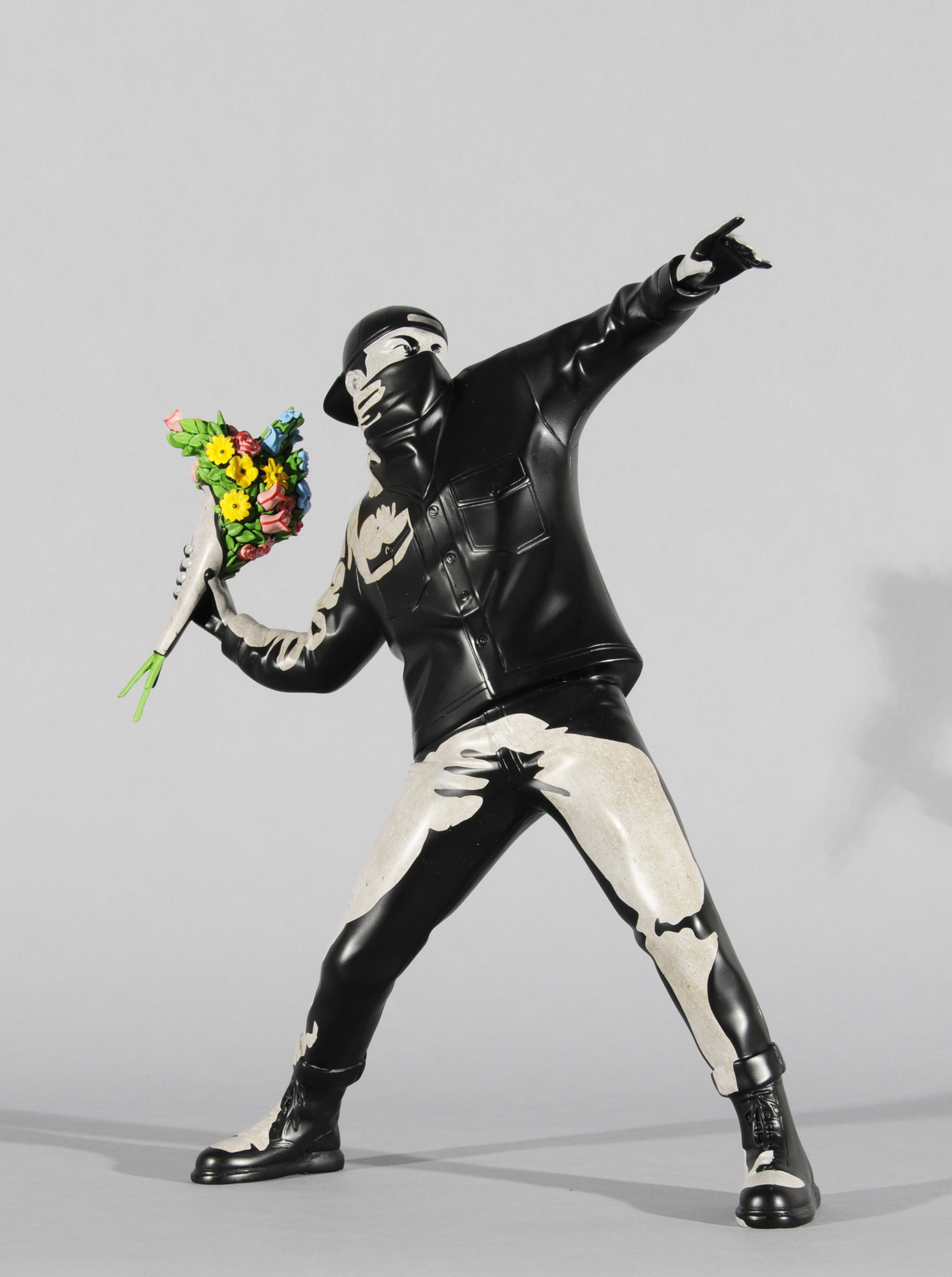 Banksy, after. Flower Bomber (Concrete Version 2)