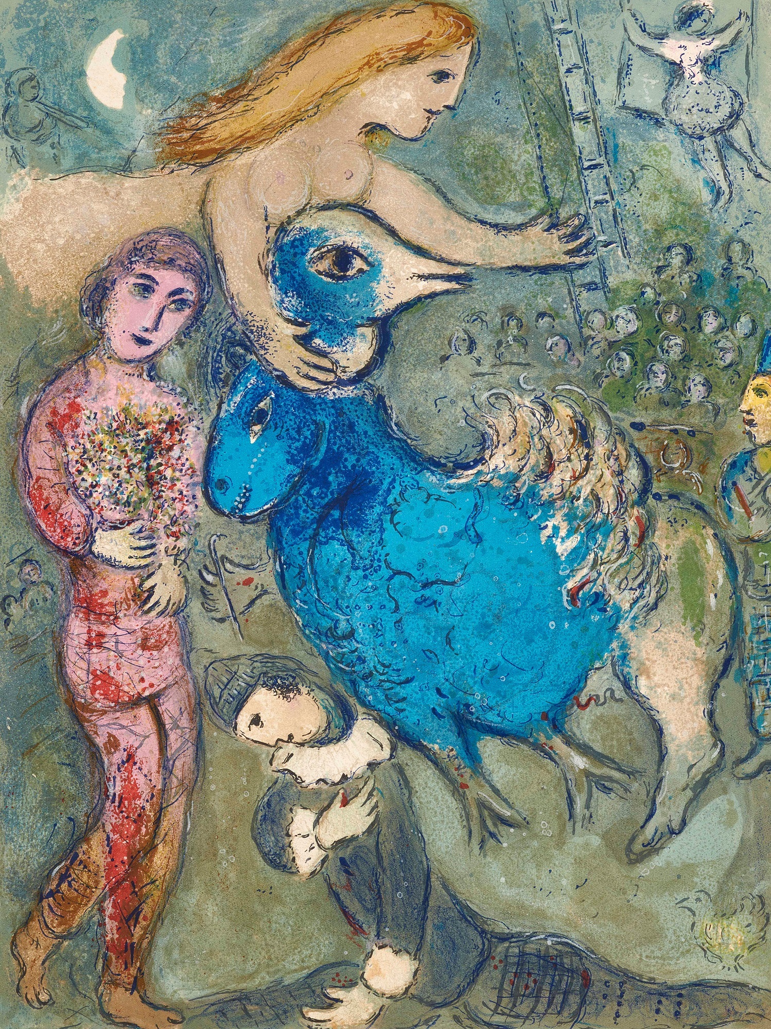 Marc Chagall, Untitled from "Cirque"