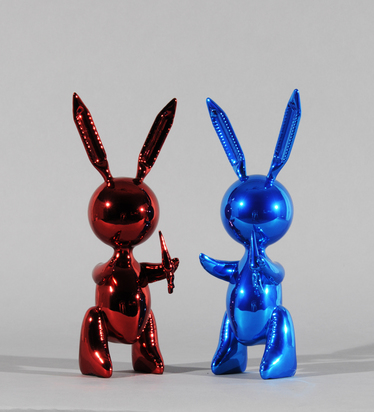 nach. Set von 2 Rabbits: Rabbit (Red); Rabbit (Blue), 1990/1999