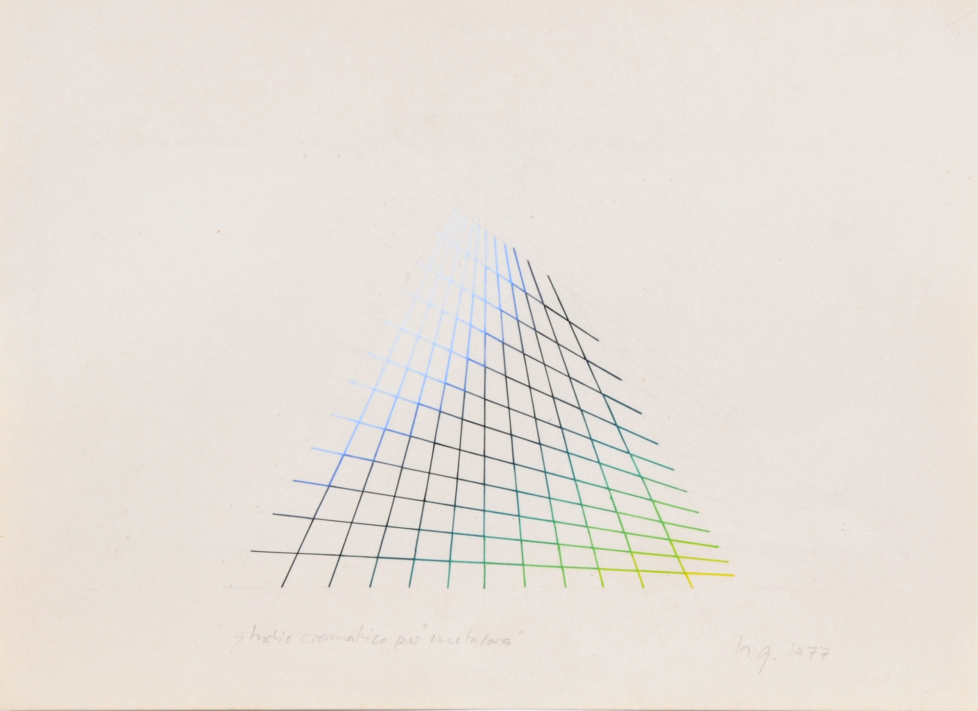 Hans Jörg Glattfelder, Studio cromatico per metafora