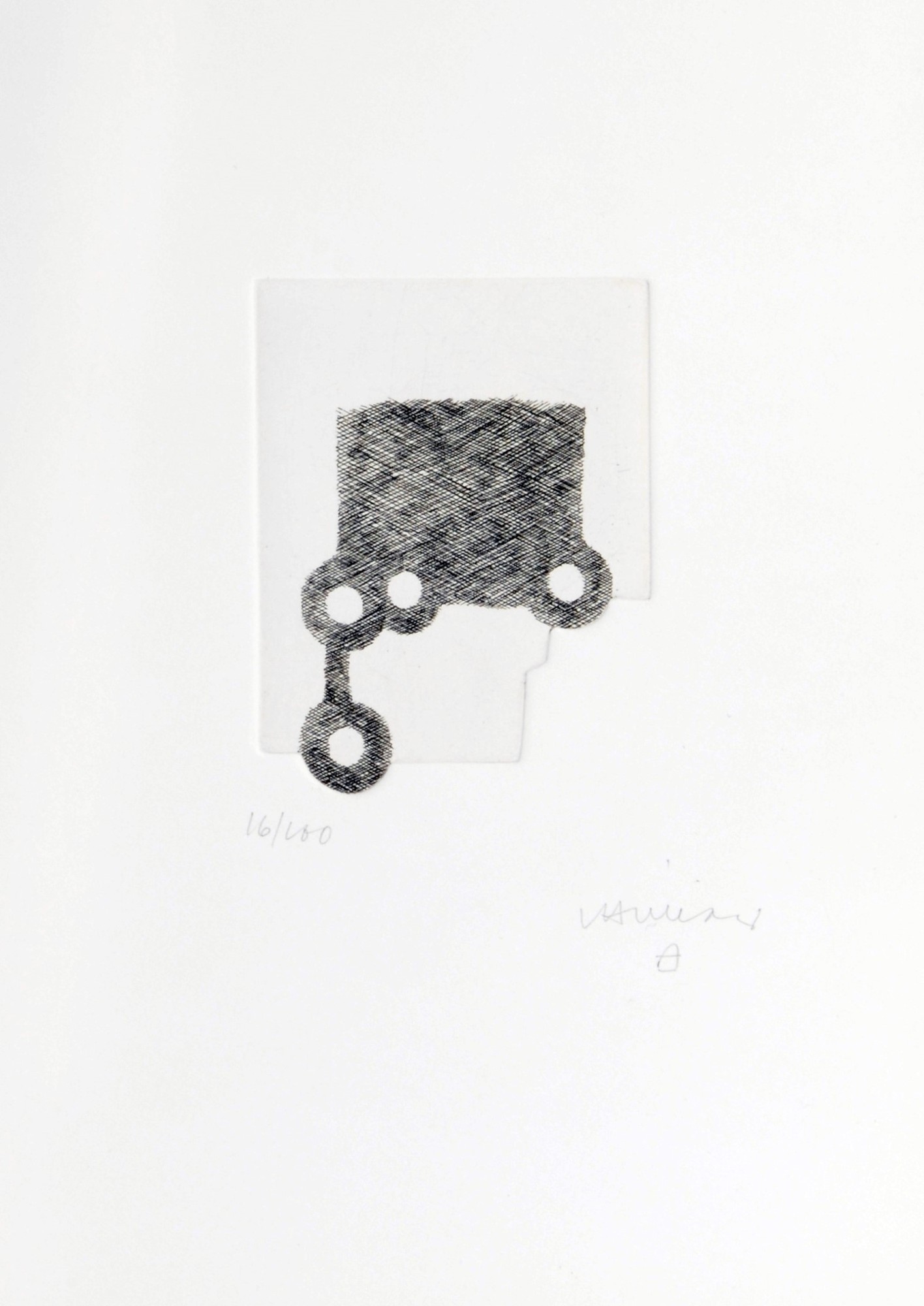 Eduardo Chillida, Portfolio. La Revue de Belles-Lettres. Heft Nr. 3-4, dédiée à Jacques Dupin