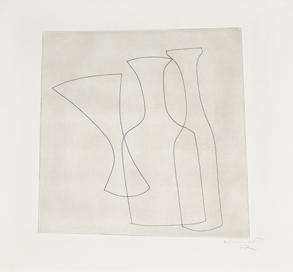 Two Bottles and Glass