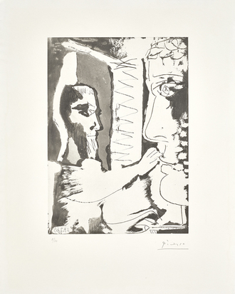 Sculpteur et sculpture, aus "Sable mouvant"