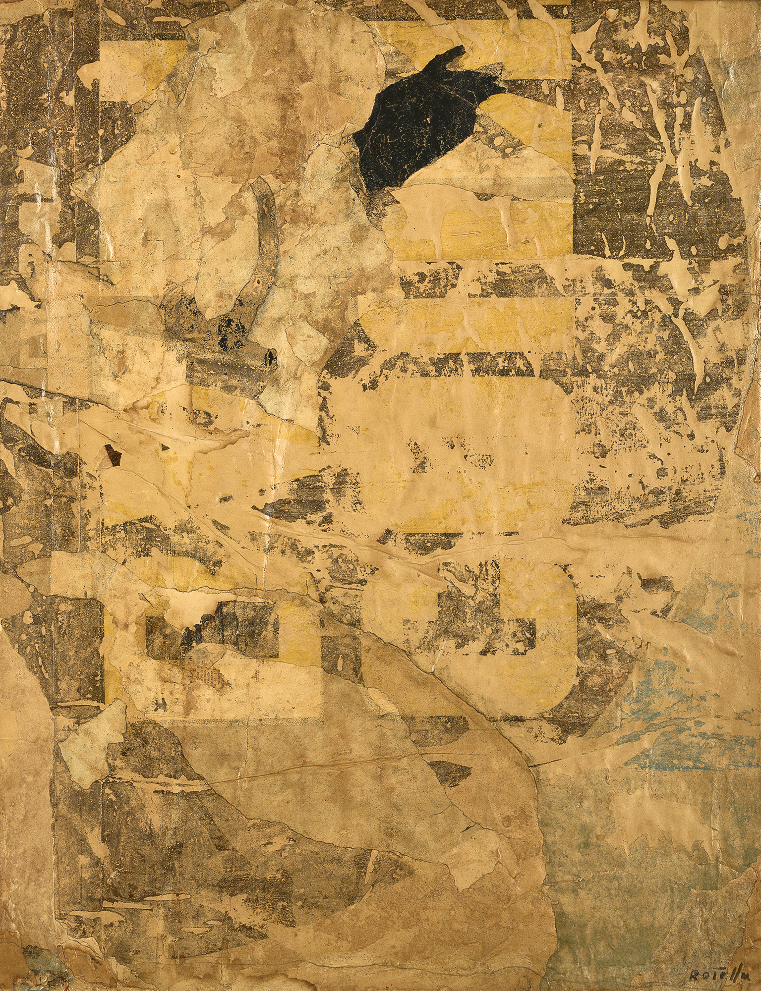 Mimmo Rotella, Retro d'affiche - Collage N°5