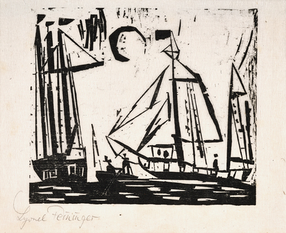 Segelboote (mit Mond)