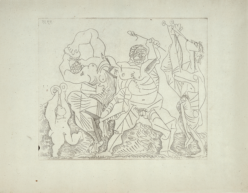Pablo Picasso, Bacchanale avec enfant aux cymbales