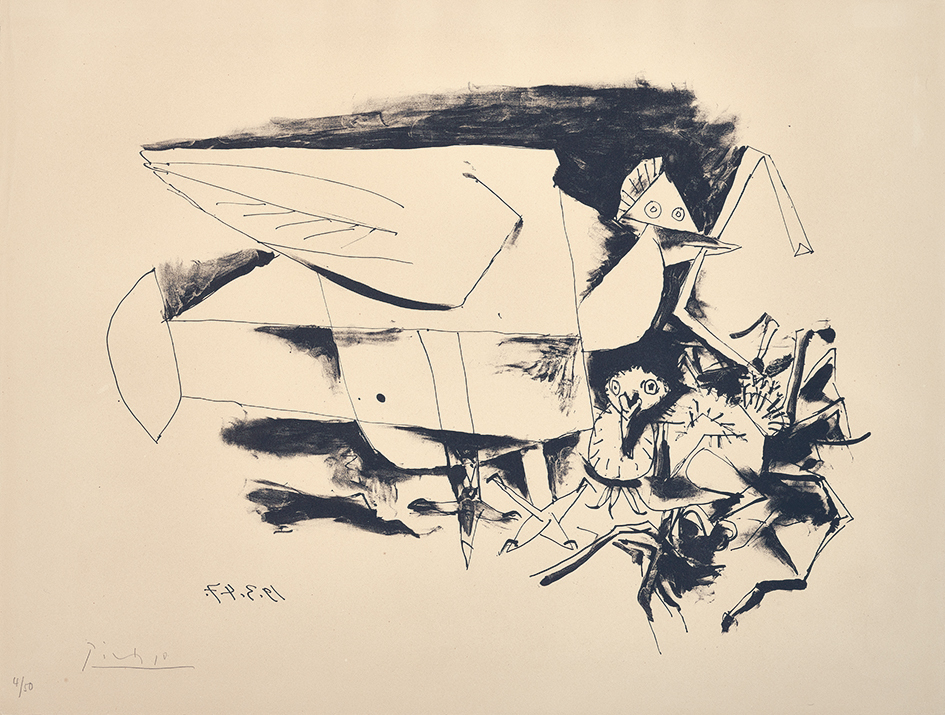 Pablo Picasso, Pigeon et ses petits